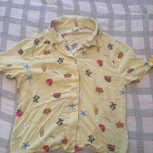 Loteria Button Up Shirt